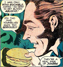 Chow time for Captain Boomerang