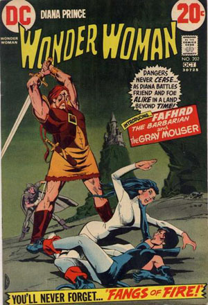 Fafhrd Gray Mouser and Wonder Woman